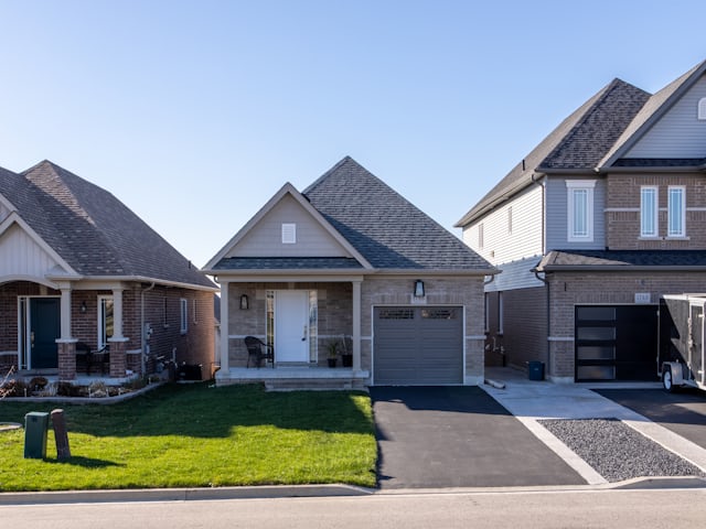 Brick single-family home